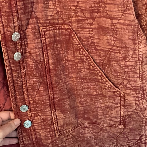 Anthropologie Pilcro The Fielder Quilted Shirt Jacket Relaxed Casual Size XL - Picture 13 of 14